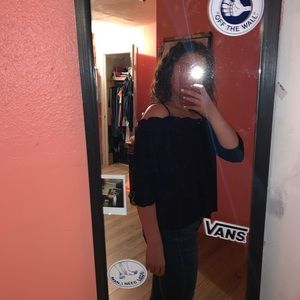 Off the shoulder shirt